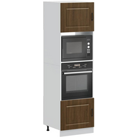vidaXL Oven Cabinets 2 pcs Kalmar Brown Oak Engineered Wood