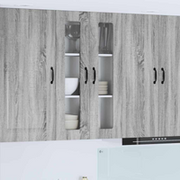vidaXL Kitchen Cabinet Kalmar Grey Sonoma 60 x 31 x 100 cm