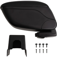 vidaXL Car Armrest Black 13x31x(31-44) cm ABS