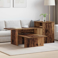 vidaXL Console Table Old Wood 91.5 x 35 x 38.5 cm Engineered Wood