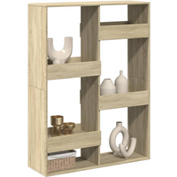 vidaXL Room Divider Sonoma Oak 100x33x135 cm Engineered Wood