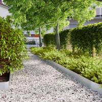 vidaXL Lawn Edgings 50 pcs 15x103 cm Galvanised Steel