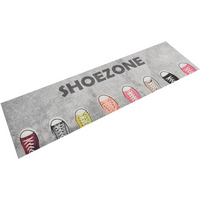 vidaXL Kitchen Rug Washable Shoezone 45x150 cm Velvet