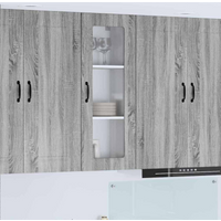 vidaXL Kitchen Cabinet Kalmar Grey Sonoma 40 x 31 x 100 cm