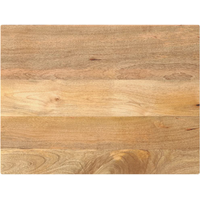 vidaXL Table Top 80x70x3.8 cm Rectangular Solid Wood Mango