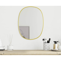 vidaXL Wall Mirror Gold 40x30 cm