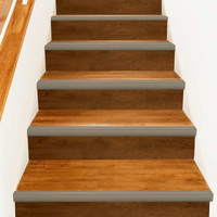 vidaXL Stair Nosings 30 pcs Champagne 67 x 3.5 x 3 cm Aluminium