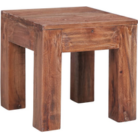 vidaXL Coffee Table 30x30x30 cm Solid Mahogany Wood