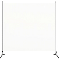 vidaXL 1-Panel Room Divider White 175x180 cm