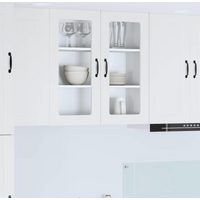 vidaXL Kitchen Cabinet with Door White 80 x 31 x 80 cm Engineered Wood
