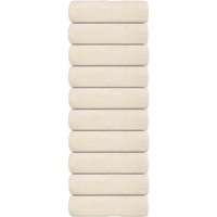 vidaXL Guest Towels "FROGN" 10 pcs Cream 30x50 cm 360 gsm