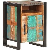 vidaXL Bedside Cabinet 40x35x55 cm Solid Reclaimed Wood