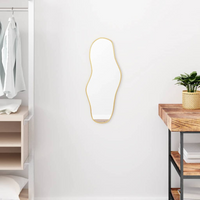 vidaXL Wall Mirror Gold 60x25 cm