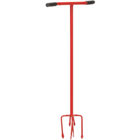 vidaXL Garden Claw Red Steel