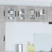 vidaXL Kitchen Cabinet Concrete Grey 60 x 31 x 40 cm Engineered Wood