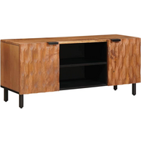 vidaXL TV Cabinet with Shelf Acacia Brown Finish 105 x 33 x 46 cm