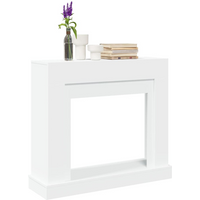 vidaXL Fireplace Surround White 100x30x87.5 cm Engineered Wood
