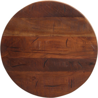 vidaXL Table Top Ø 50x2.5 cm Round Solid Wood Reclaimed
