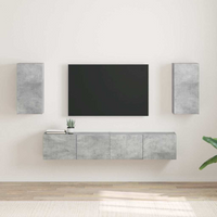vidaXL TV Wall Cabinet 2 pcs Concerte 30 x 31 x 60 cm Engineered Wood
