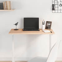 vidaXL Table Top 80x40x1.5 cm Rectangular Solid Wood Beech