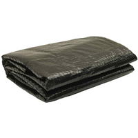 vidaXL Pool Cover Black 417 cm PE