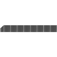 vidaXL Fence Panel Set WPC 1484x