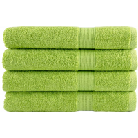 vidaXL Premium Towels SOLUND 4 pcs Apple Green 100x200 cm 600 gsm