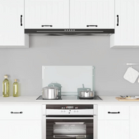 vidaXL Kitchen Backsplash Transparent 70 x 40 cm Tempered Glass