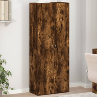 vidaXL File Cabinet Smoked Oak 60x32x153 cm Engineered Wood