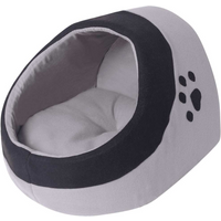vidaXL Cat Cubby Grey and Black L