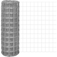 vidaXL Euro Fence Steel 25x0.8 m Grey