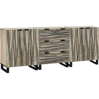 vidaXL Bathroom Furniture Set with Drawer 3 pcs White Engineered Wood
