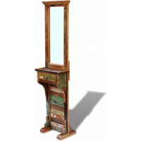 vidaXL Hall Mirror Solid Reclaimed Wood 47x23x180 cm