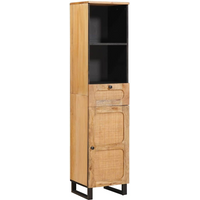 vidaXL Bathroom Cabinet Brown 38 x 33 x 160 cm Solid Mango Wood