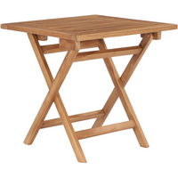 vidaXL Folding Garden Table 45x45x45 cm Solid Teak Wood