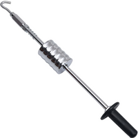vidaXL Slide Hammer with Hook 65 cm Carbon Steel