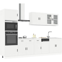 vidaXL 7 Piece Kitchen Cabinet Set Porto White Engineered Wood