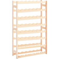 vidaXL Wine Rack for 56 Bottles Pinewood