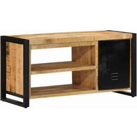 vidaXL Shoe Bench Brown 100 x 40 x 50 cm Solid Mango wood