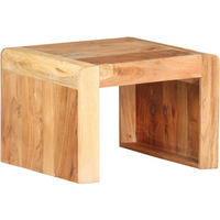vidaXL Side Table 43x40x30 cm Solid Acacia Wood