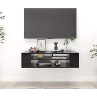 vidaXL Hanging TV Cabinet Black 100x30x26.5 cm Engineered Wood