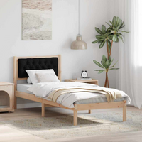 Bed Frame with Headboard 90 x Solid Pine Wood