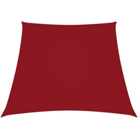 vidaXL Sunshade Sail Oxford Fabric Trapezium 2/4x3 m Red