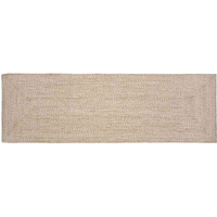 vidaXL Area Rugs Rectangular Natural and White 80 x 300 cm Jute