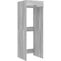 vidaXL Wash Machine Cabinet with Door Grey Sonoma 67.5 x 68 x 200 cm