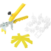 vidaXL Tile Levelling System 250 Wedges 500 Clips 2 mm
