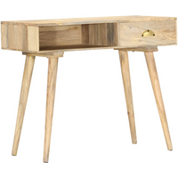 vidaXL Console Table 90x45x75 cm Solid Mango Wood