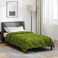 vidaXL Winter Duvet Green 220 x 135 cm Microfiber