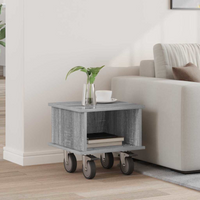 vidaXL TV Stand Grey Sonoma 37 x 35 x 35 cm Engineered Wood