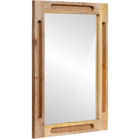 vidaXL Bathroom Mirror Brown 50 x 2.5 x 70 cm Solid Mango Wood